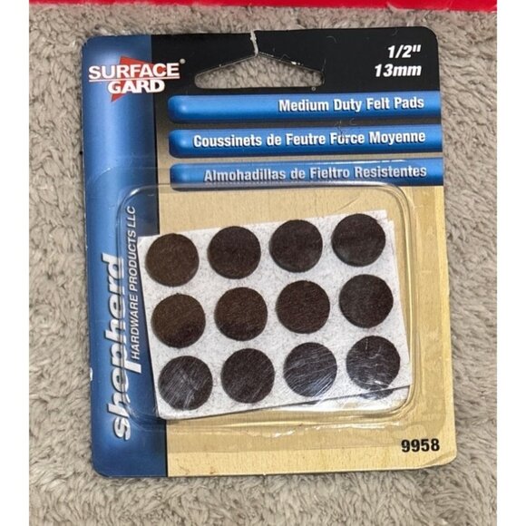Assorted Furniture Surface Protector Pads Felt Silicone 139 Pieces New - Picture 2 of 11